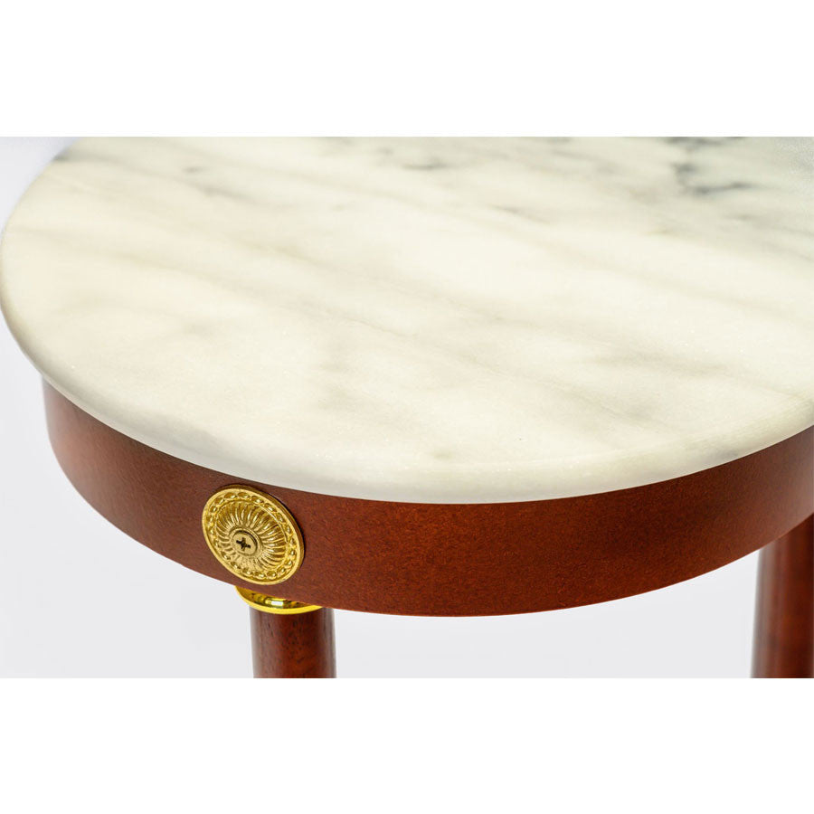 Marble Round Plant / Telephone / Vase Stand New