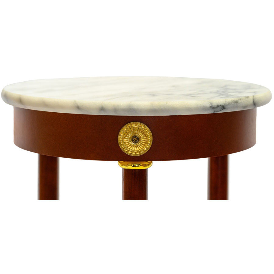 Marble Round Plant / Telephone / Vase Stand New