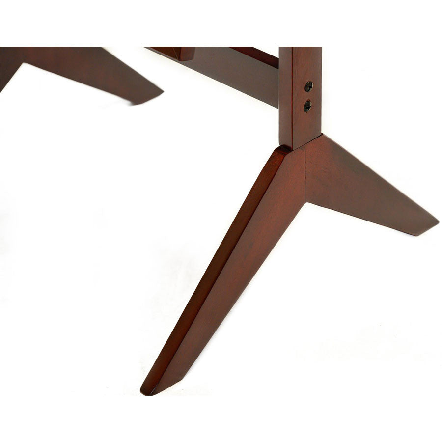 Wood Rectangular Cheval Floor Mirror, Free Standing Mirror