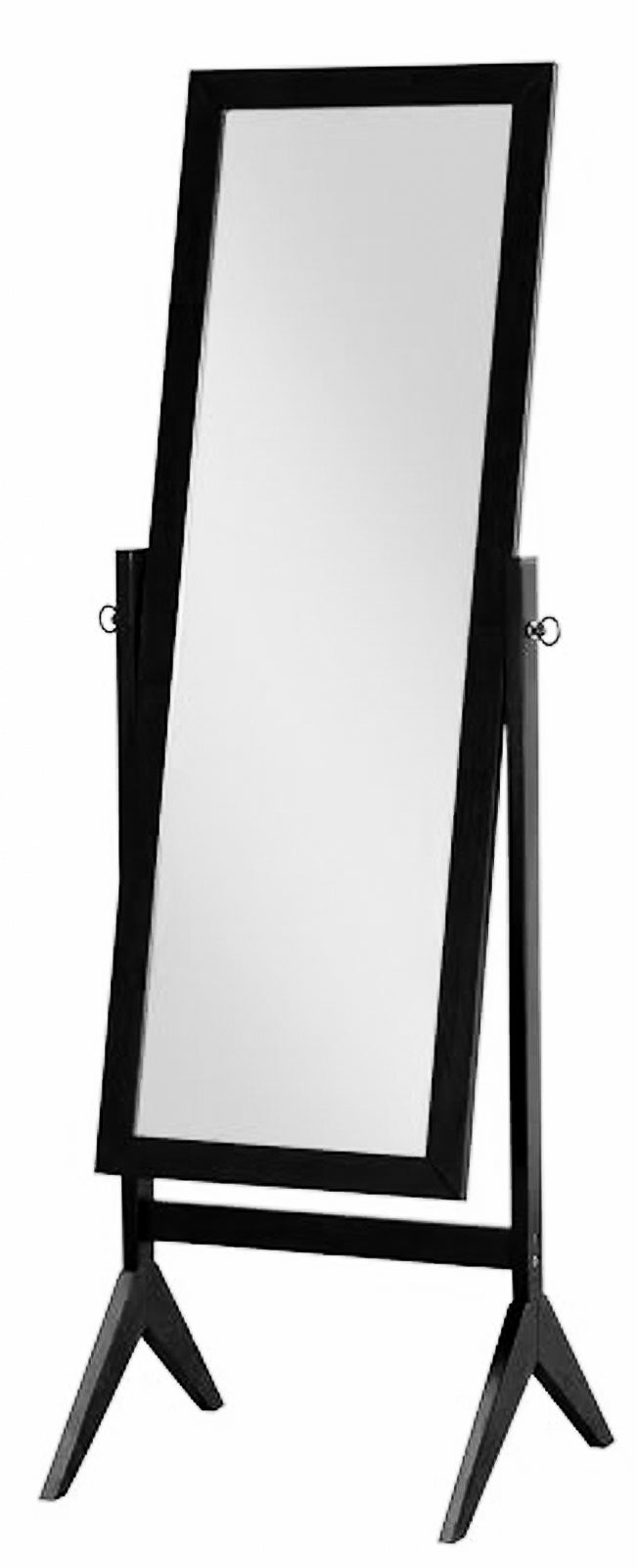 Wood Rectangular Cheval Floor Mirror, Free Standing Mirror