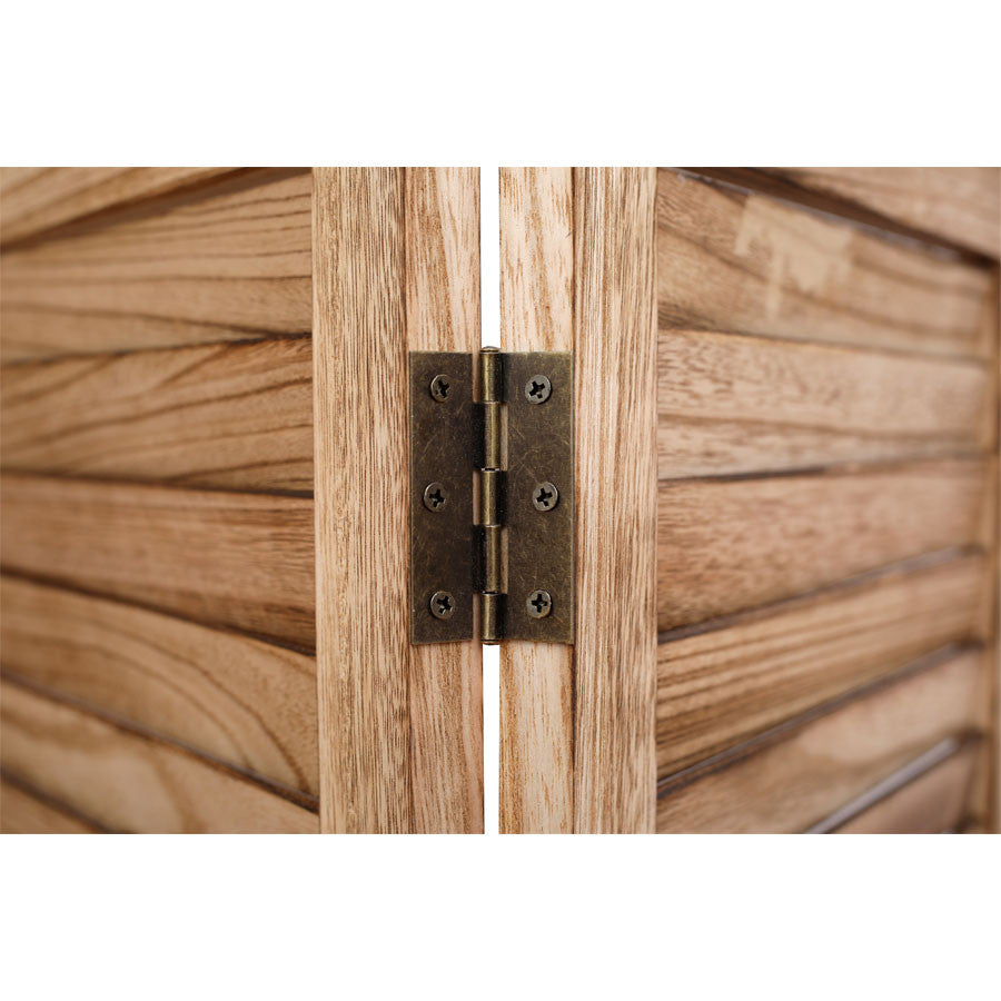 3 Panel Room Divider Rustic decorative Shutter & Cutout