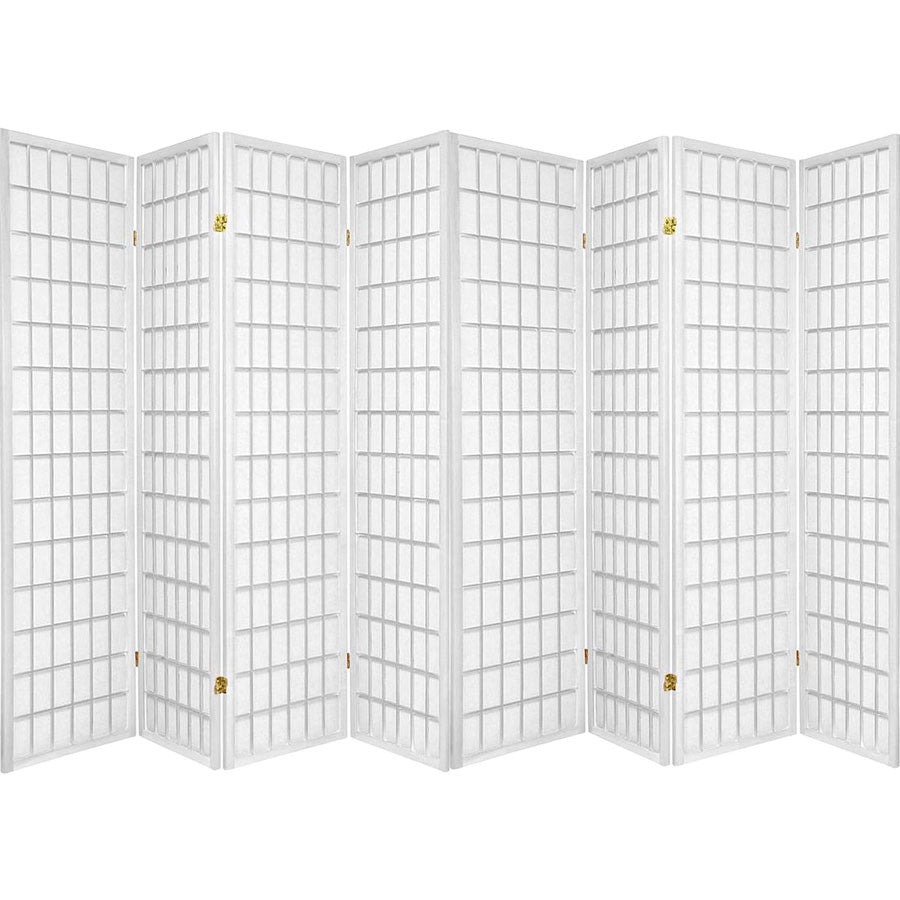 8 Panel Room Dividers Privacy Screen Shoji Style