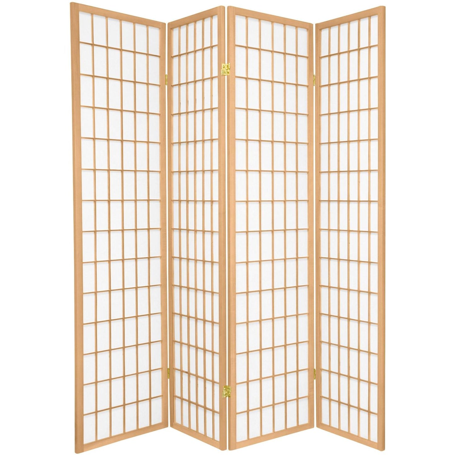 4 Panels Room Dividers Privacy Screen Shoji Design