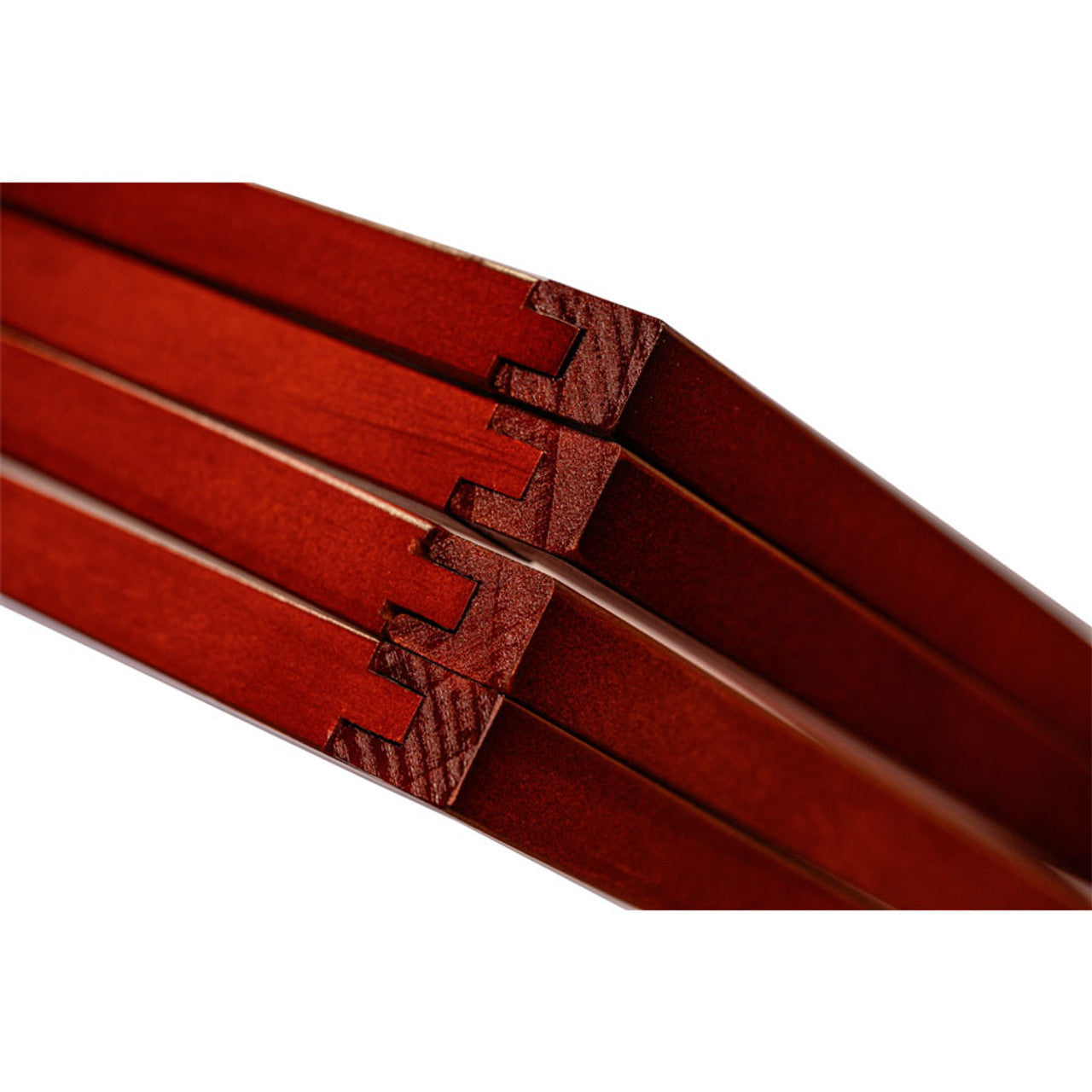 Room Divider Double Cross Design Cherry Color