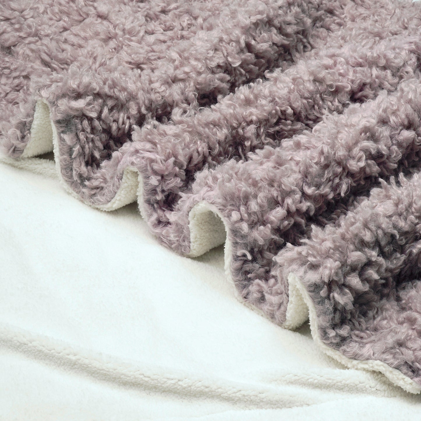 Luxury Curly Faux Lamb Fur Ultra Plush Fleece & Soft Sherpa