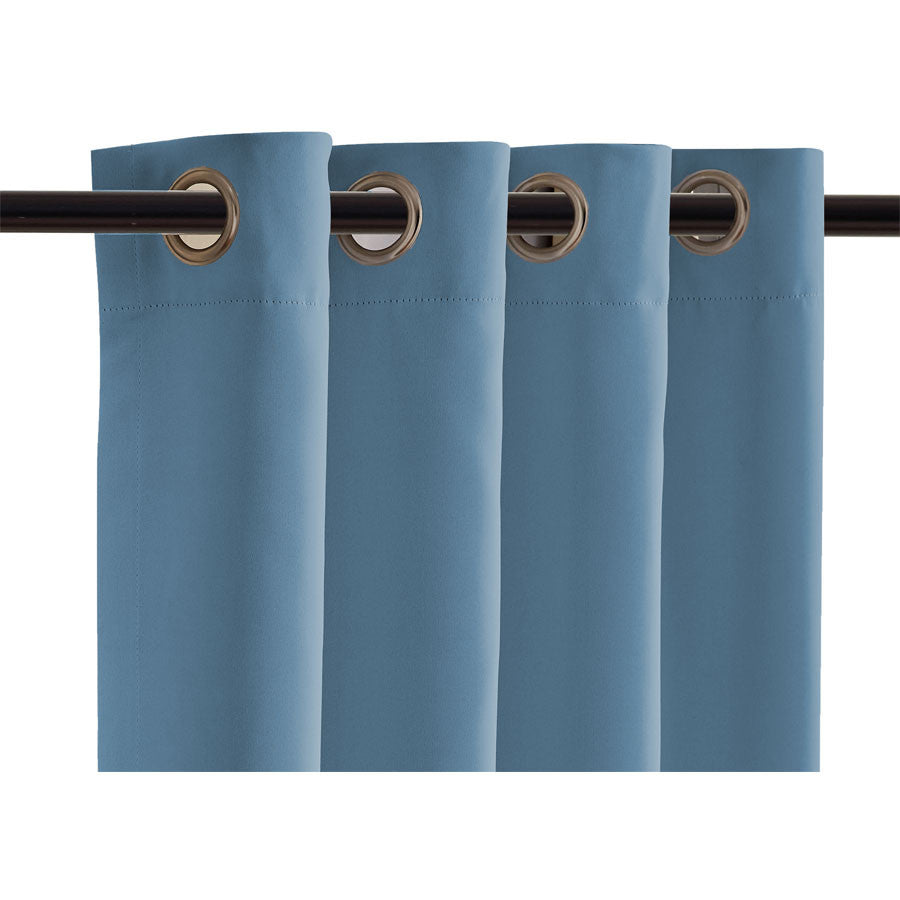 Blackout Room Divider Curtain Panel Thermal Insulated Allure Blue Color