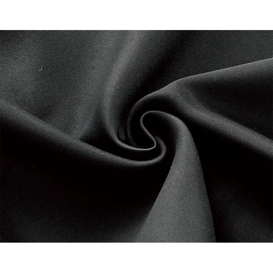 Blackout Room Divider Curtain Panel Thermal Insulated Black Color