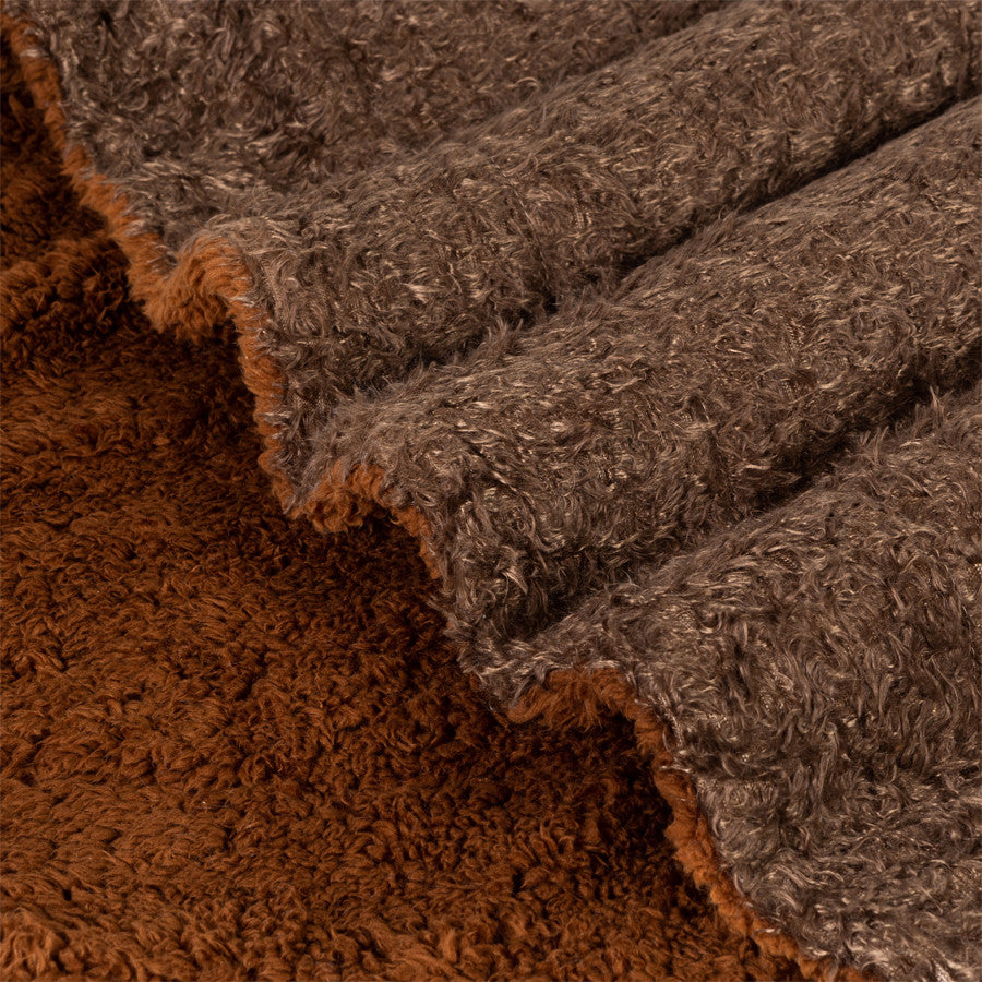 Luxury Ultra Plush Shag & Soft Sherpa Fleece Decorative Throw Blanket