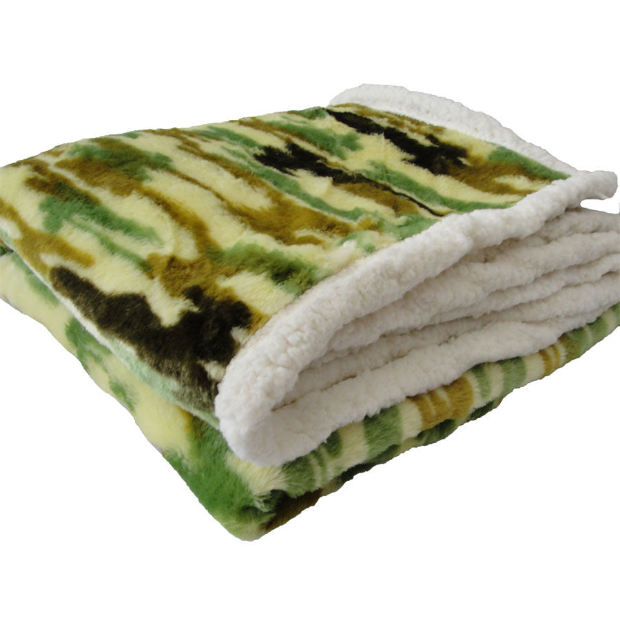 Fleece Sherpa Throw Warm Ultra Plush Soft Blanket