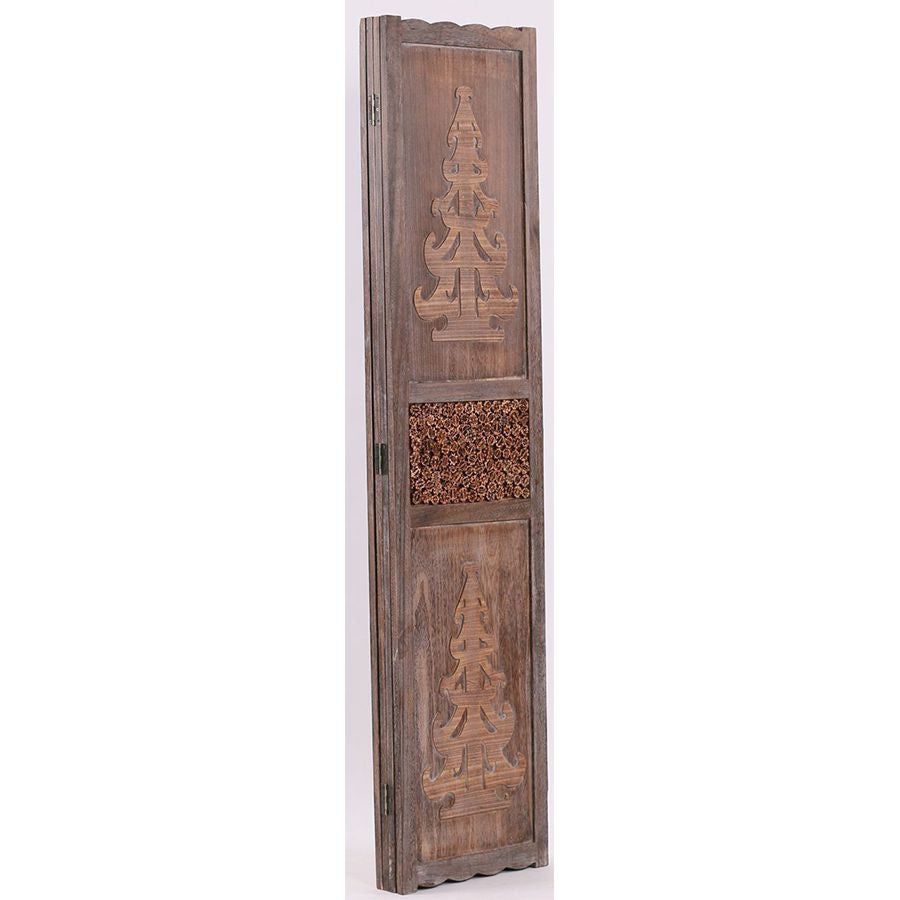 Solid Wood Handcrafted Design, Brown Color