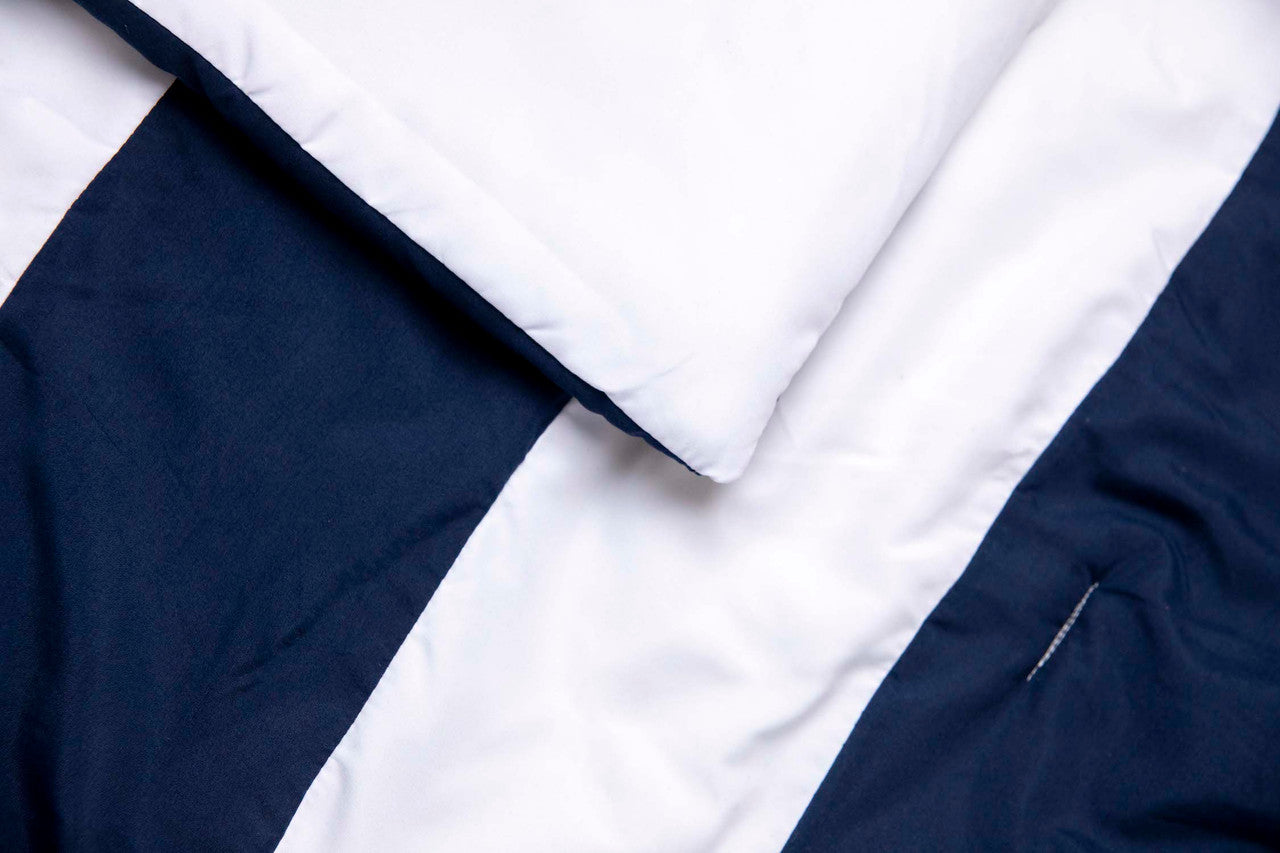 Microfiber Navy Nautical Themed Comforter Set