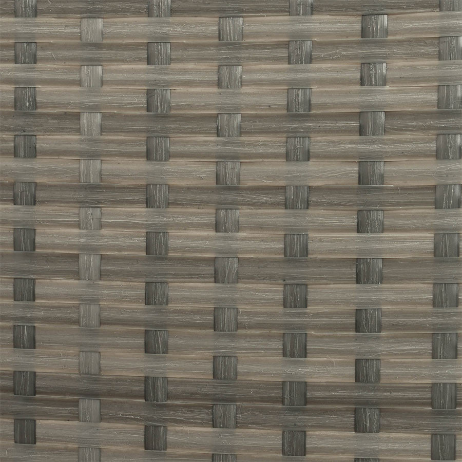 3 & 4 Panels Patio Outdoor Room Screen Divider Resin Wicker Grey