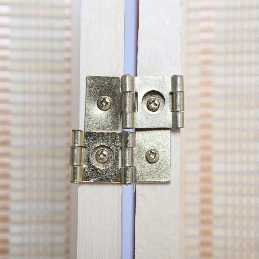 6 Panels Room Divider Screen Bamboo Woven Insert 6ft Tall
