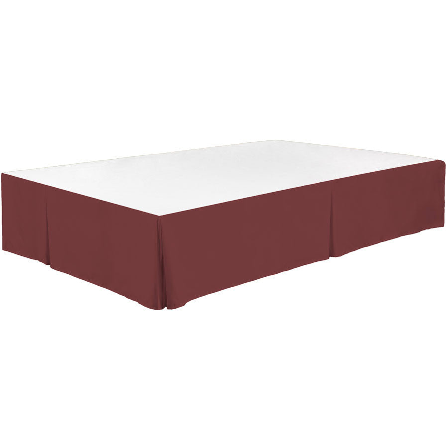 Tailored Pleated Bed Skirt Dust Ruffle Microfiber