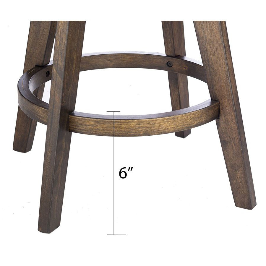 Set of 2 Barstools Counter & Bar Height