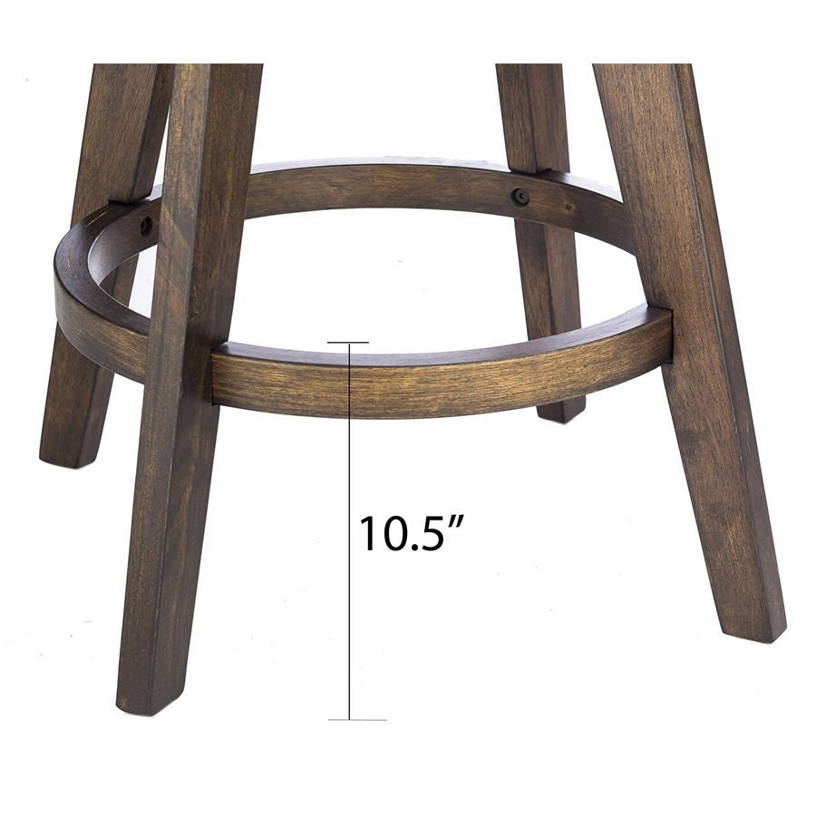 Set of 2 Barstools Counter & Bar Height