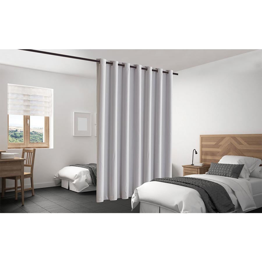 Blackout Room Divider Curtain Panel Thermal Insulated  Stone Color