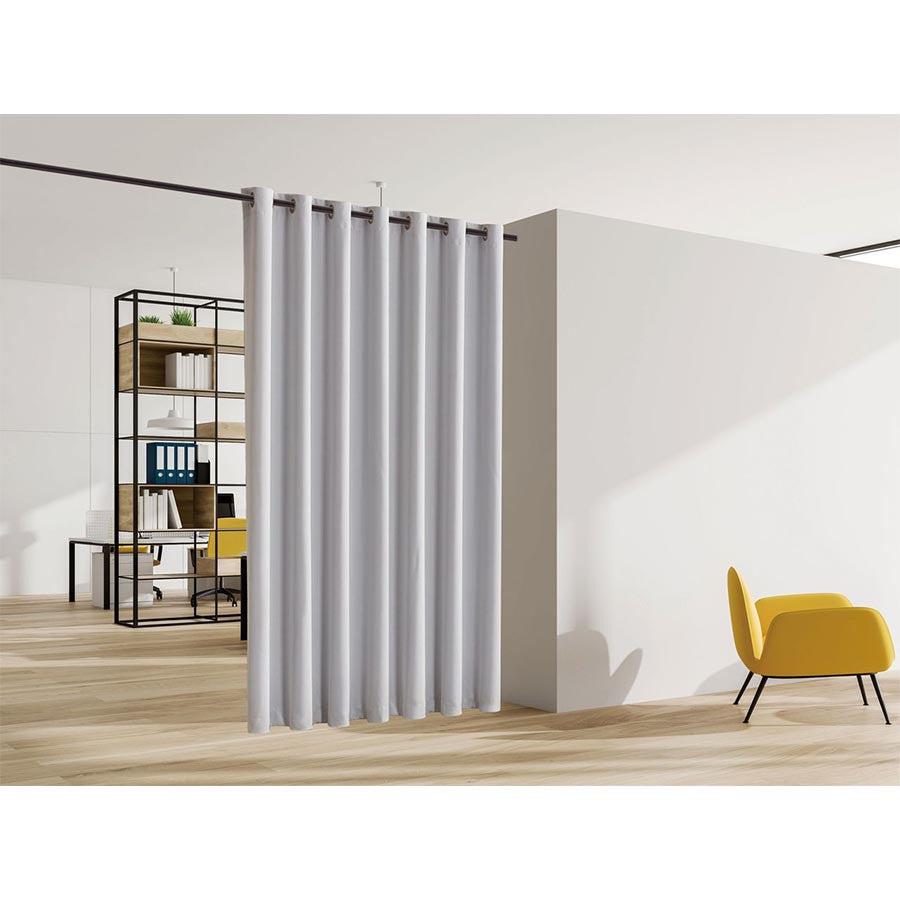 Blackout Room Divider Curtain Panel Thermal Insulated  Stone Color