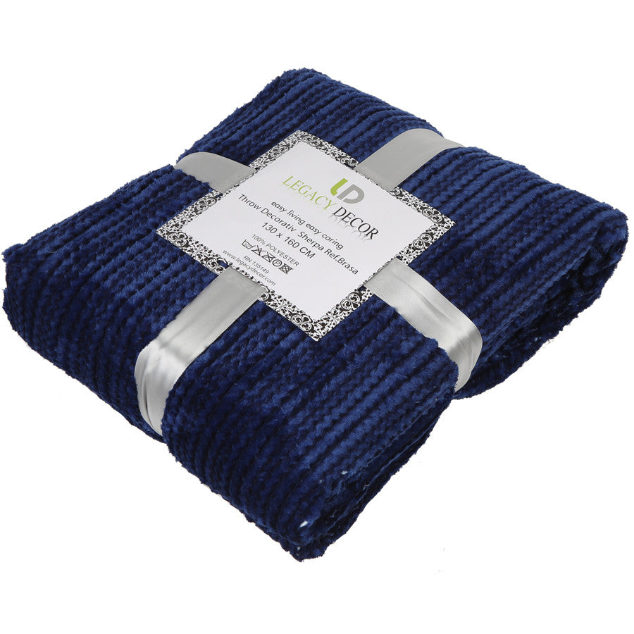 Luxury Ultra Plush Fleece & Sherpa Throw Blanket  52” x 71”
