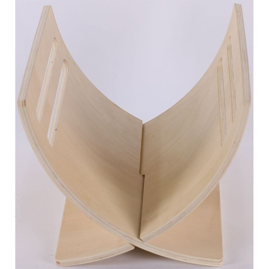 Solid Wood Magazine Holder, Natural Color