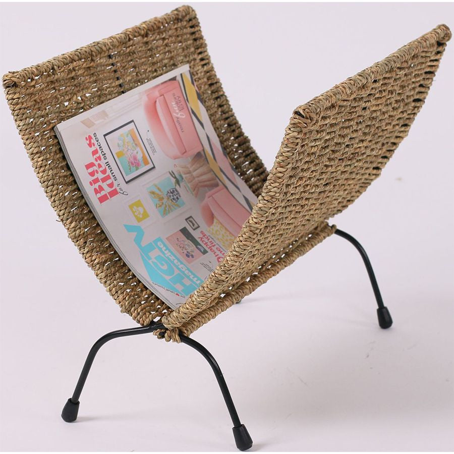 Woven Magazine Holder, Natural Color