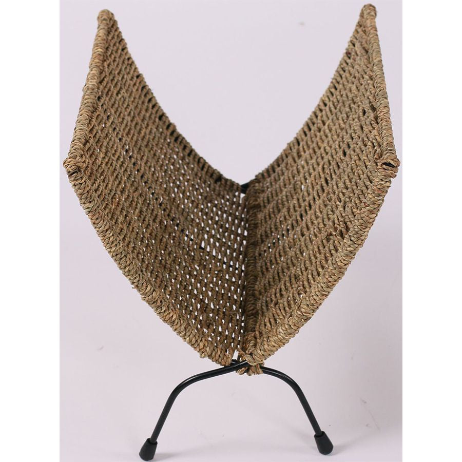 Woven Magazine Holder, Natural Color