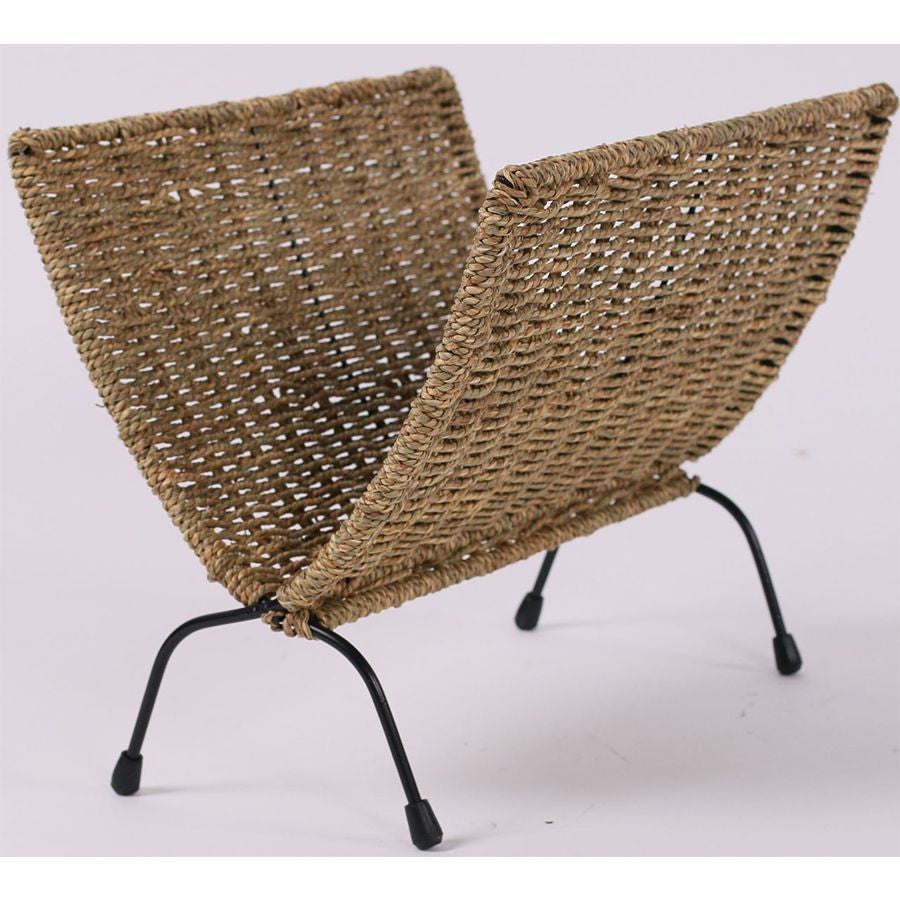 Woven Magazine Holder, Natural Color