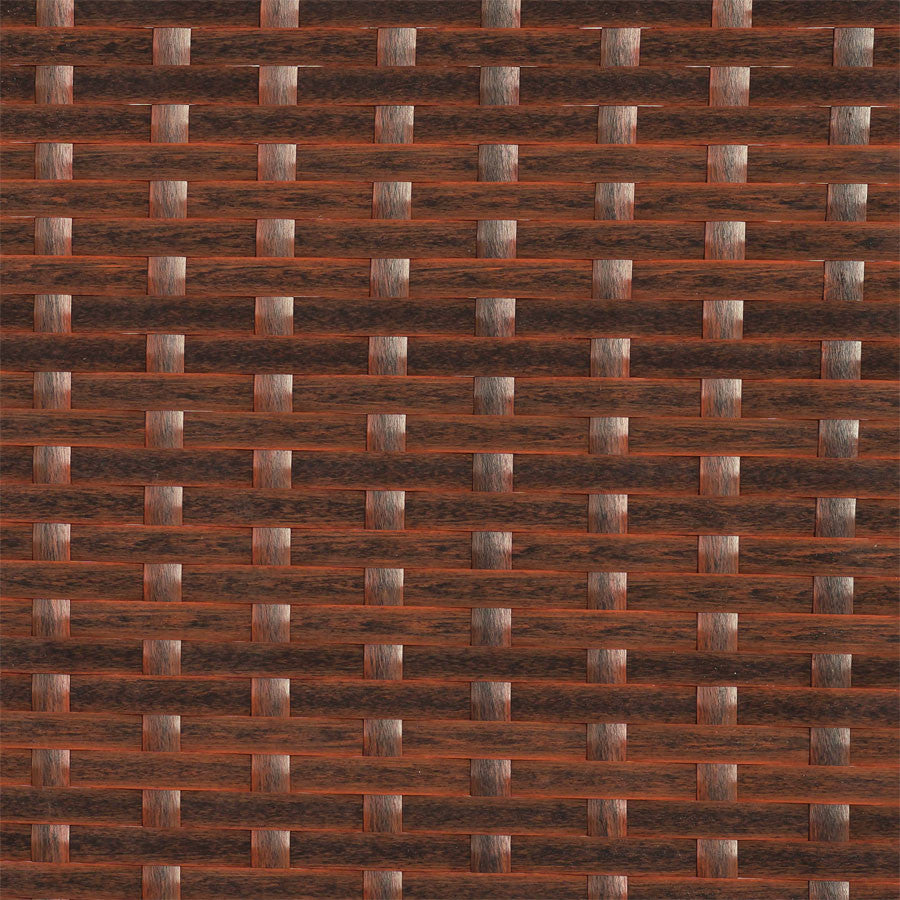 3 & 4 Panels Patio Outdoor Room Screen Divider Resin Wicker Brown