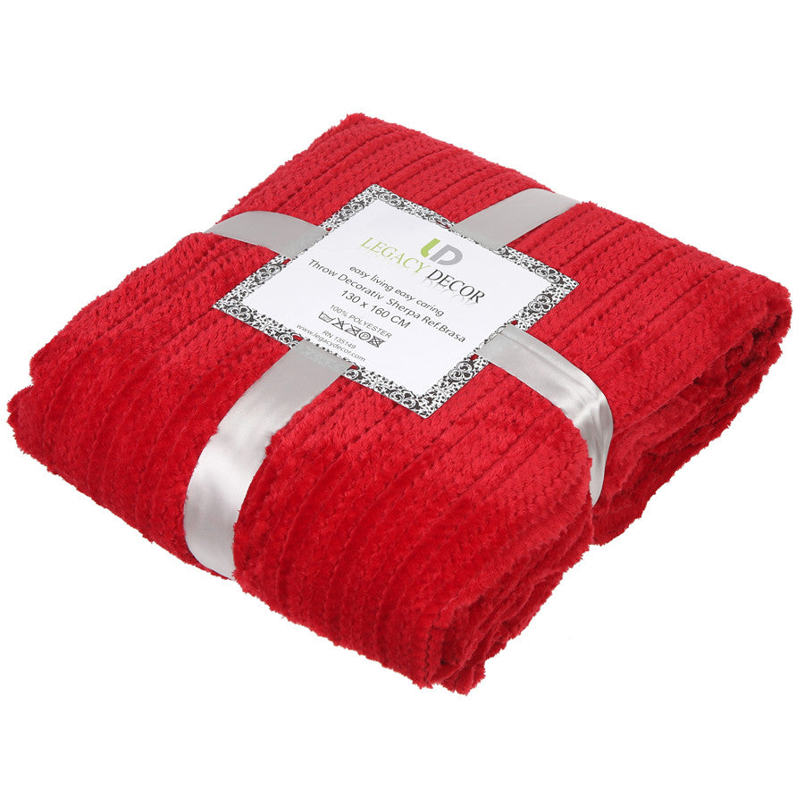 Luxury Ultra Plush Fleece & Sherpa Throw Blanket  52” x 71”
