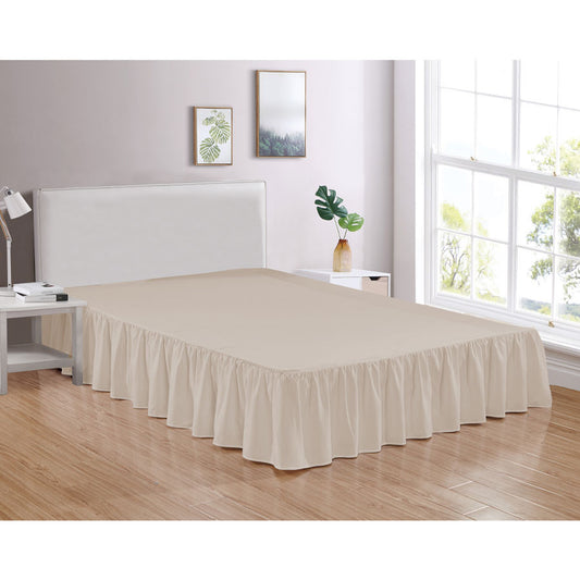 Linen Bed Skirt Soft Dust Ruffle 100% Brushed Microfiber with 14” Drop in USA, California, New York, New York City, Los Angeles, San Francisco, Pennsylvania, Washington DC, Virginia, Maryland